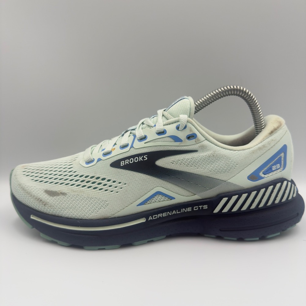 Brooks Adrenaline GTS 23 Women Size 8 Running Shoes Athletic Sneakers Blue - Picture 3 of 9